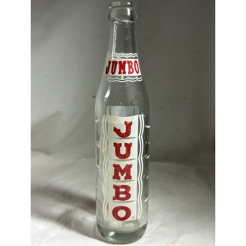 Vintage Jumbo  ACL 10 oz ounce Two-Sided Soda Pop Bottle Collection Display